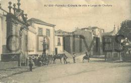 PORTUGAL - PALMELA - ENTRADA DA VILA E LARGO DO CHAFARIZ - 1910 PC. - Setúbal