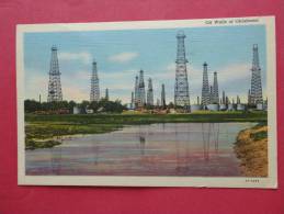 Oil Wells Of Oklahoma Linen 1959 Cancel-------------   Ref  897 - Autres & Non Classés
