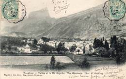 CPA -CLELLES (38)- Vue Générale Sur Le Bourg- Le Mt Aiguille(2097m.) - Clelles