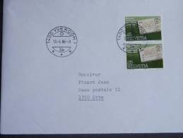 13 06 1986 - Lettre De Yverdon - Storia Postale