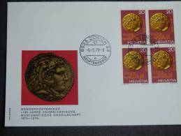 06 09 1979 - Lettre De Zurich - 100 Jahre Schweizerische Numismatische Gesellschaft - Brieven En Documenten