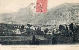 CPA -CLELLES (38)- Vue Générale Sur Le Bourg- Le Mt Aiguille(2097m.) - Clelles