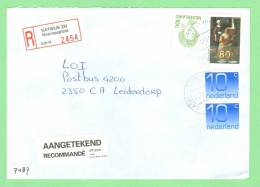 AANGETEKENDE * BRIEFOMSLAG Gelopen Naar LEIDERDORP  (7487) - Unused Stamps