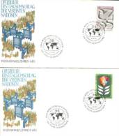 UN Wien - Mi-Nr 12/13 FDC (b104) - FDC