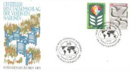 UN Wien - Mi-Nr 12/13 FDC (b105) - FDC