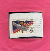 USA - STATI UNITI 1983 AIRMAIL OLYMPIC GAMES LOS ANGELES 1984 MEN´S GYMNASTICS AIR MAIL AEREA GIOCHI OLIMPICI USED - 3a. 1961-… Gebraucht