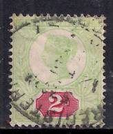 GB 1887 - 92 QV 2d Used Green/ Red Jubilee Stamp SG 200.( K742 ) - Oblitérés