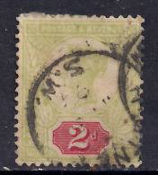 GB 1887 - 92 QV 2d Used Green/ Red Jubilee Stamp SG 200.( K743 ) - Oblitérés