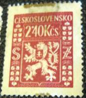 Czechoslovakia 1947 Official Stamp 2.40k - Used - Dienstmarken