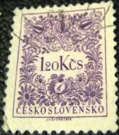 Czechoslovakia 1954 Postage Due 1.20k - Used - Timbres-taxe