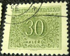 Czechoslovakia 1954 Postage Due 30h - Used - Postage Due