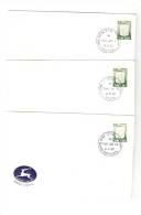 6 Covers Postmarked In Different Locations - Al Bira - Bir Zet - Anabta - Salat Ed-Dahr - Salfit - Majdal Shams - Brieven En Documenten