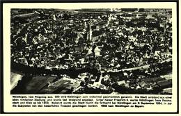 Nördlingen Vom Flugzeug Aus  -  Ansichtskarte Ca.1940    (1704) - Noerdlingen