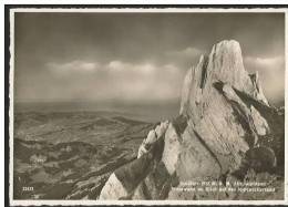 SCHÄFLER Detailansicht Altenalptürme Westwand M. Blick Auf Das Appenzellerland Ca. 1940 - Appenzell