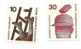 1972 - Germania Berlino 388/89 Infortunistica   ----- - Unfälle Und Verkehrssicherheit