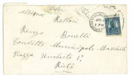 STATI UNITI - USA - LETTERA VERSO ITALIA - ANNO 1915 - VIAGGIATA - Poststempel