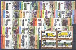 Tuvalu,Germany East Railway 4 Complete Series MNH ** - Tuvalu (fr. Elliceinseln)