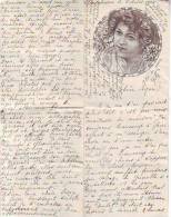 Jolie Correspondance De Pontcharra Isère Datée Du 05 Août 1905 Pour Grenoble Isère Oblitération Chambéry à Grenoble - Manuskripte