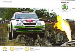 Skoda Fabia Super 2000  -  Andreas Mikkelsen/Ola Floene - Intercontinental Rally Challenge 2012  -  Rally Promo Carte - Unclassified