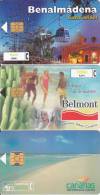 Espagne 3 Cartes Villes - Mer - Benalmadena - Belmont - Canarias - Verzamelingen