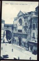 UMBRIA FOLIGNO FACCIATA S.FELICIANO E ARCO PALAZZO TRINCI ,EDIZ.RICCI ANGELO Nr.81345. OLD POSTCARD CARTOLINA - Foligno