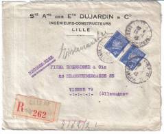 BLO623 FRANKREICH 1943 RECO Von Wehrmacht Geöffnet - Covers & Documents