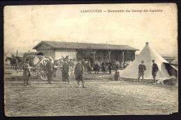 CPA ANCIENNE- FRANCE- LABRUGUIERE (81)- SOUVENIR DU CAMP DU CAUSSE- TRES BELLE ANIMATION GROS PLAN- TRANSPORT DE L'EAU- - Labruguière