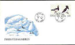 Norge 1983 - Birds, FDC - Mouettes