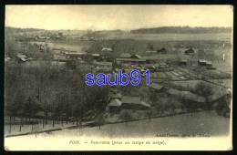 Poix - Panorama (prise  En Temps De Neige) - Réf : 29026 - Poix-de-Picardie