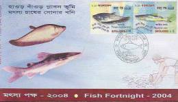 FDC 2004 - Fishes - Bangladesch