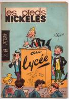 BD - Les Pieds Nickelés N°18 - Au Lycée - Pellos - Edition De 1964 - Pub Bonbons Pschitt - Pieds Nickelés, Les