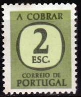 PORTUGAL - 1967-1984,  (PORTEADO)  Legenda  «A COBRAR»  2 E.    ** MNH  MUNDIFIL   Nº 73 - Unused Stamps