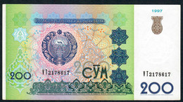 UZBEKISTAN   P80  200  SUM 1997 #VT    UNC. - Uzbekistán