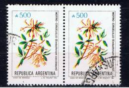 RA+ Argentinien 1989 Mi 1983 (Paar) - Used Stamps