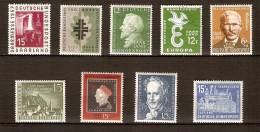 SARRE.      .LOT.  SAAR LAND  Neufs * - Unused Stamps