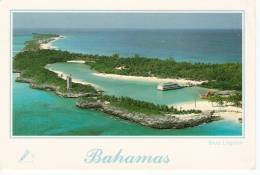 BAHAMAS,BLUE LAGOON ISLAND,NICE POSTCARD CIRCULATED,1991, NICE BIRD STAMP - Bahamas