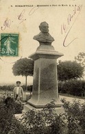 Dépt 93 - ROMAINVILLE - Monument à Paul De Koch (Paul De Kock) - Animée - Romainville