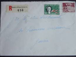 24 07 1958 - Lettre Recommandée De Genève - Lettres & Documents