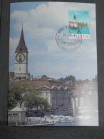 24 05 1984 - Carte Postale De Zurich - St Peter Und Hans - Waldmann - Denkmal - Briefe U. Dokumente