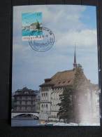 24 05 1984 - Carte Postale De Zurich - Rathaus, Helmhaus Und Wasserkirche - Storia Postale