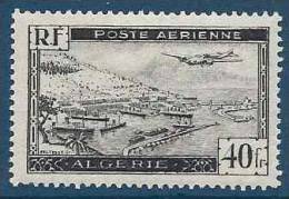 1944 ALGERIE PA 6* Rade Alger, Charnière - Poste Aérienne