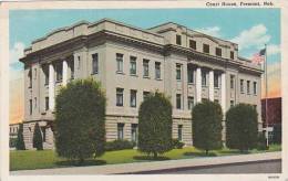 Nebraska Fremont Court House Curteich - Fremont