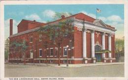 Nebraska Grand Island New Liederkranz Building 1942 Curteich - Grand Island