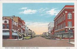 Nebraska North Platte Dewey Street Looking North Curteich - North Platte