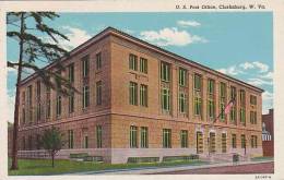 West Virginia Clarksburg Post Office Curteich - Clarksburg