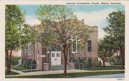 Nebraska Milford Emanuel Evangelical Church Curteich - Autres & Non Classés