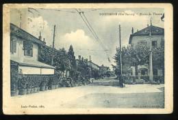 Haute Savoie Douvaine Route De Thonon Janin Pochat Carte Tachée - Douvaine