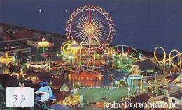 Télécarte Japon - PARC D´ATTRACTION (36) AMUSEMENT PARK - Pretpark -  Japan Phonecard - VERGNÜGUNGSPARK - Spiele