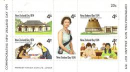 New Zealand 1974 New Zealand Day Souvenir Sheet  MNH - Blocks & Kleinbögen