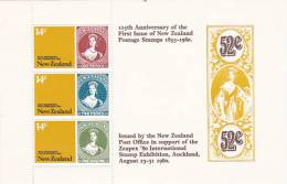 New Zealand 1980 150th Anniversary First Stamp Mini Sheet  MNH - Hojas Bloque